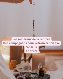 Les minéraux de la rentrée